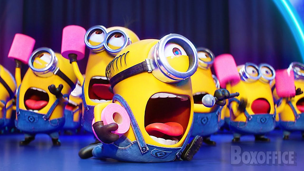 La escena de Minions y American Idol | Mi villano favorito 3 | Clip en Español 🔥 4K img